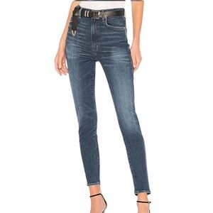 AGOLDE Roxanne Super High Rise Skinny in Freeway
